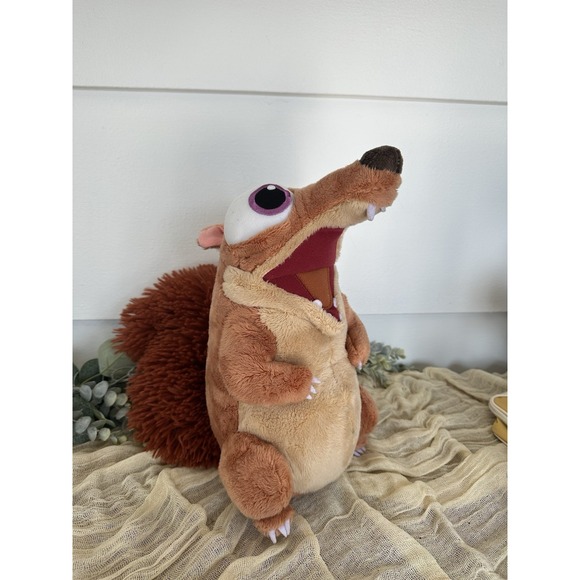 Ice Age SCRAT 12" Talking Plush Animated Stuffed Animal just Play Soft Working - Picture 1 of 11